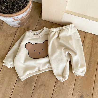 Baby Teddy Bear  Sweater Set 