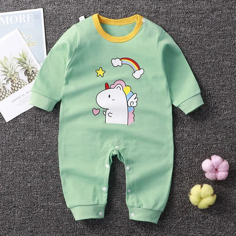 Winter Newborn Baby Pajamas Toddler Costume Baby Girl Romper Pure Cotton Cartoon Baby Onesie Baby Unisex Clothes Baby Jumpsuit