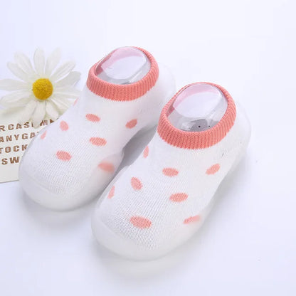 Kids Baby Socks for Toddlers Boy Girl Newborns Anti-Slip Crib Shoes Children Stitch Foot Sock Infant Girls Ankle Slipper Summer