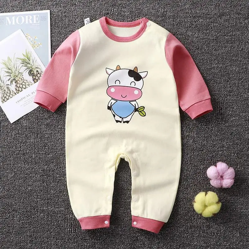 Winter Newborn Baby Pajamas Toddler Costume Baby Girl Romper Pure Cotton Cartoon Baby Onesie Baby Unisex Clothes Baby Jumpsuit