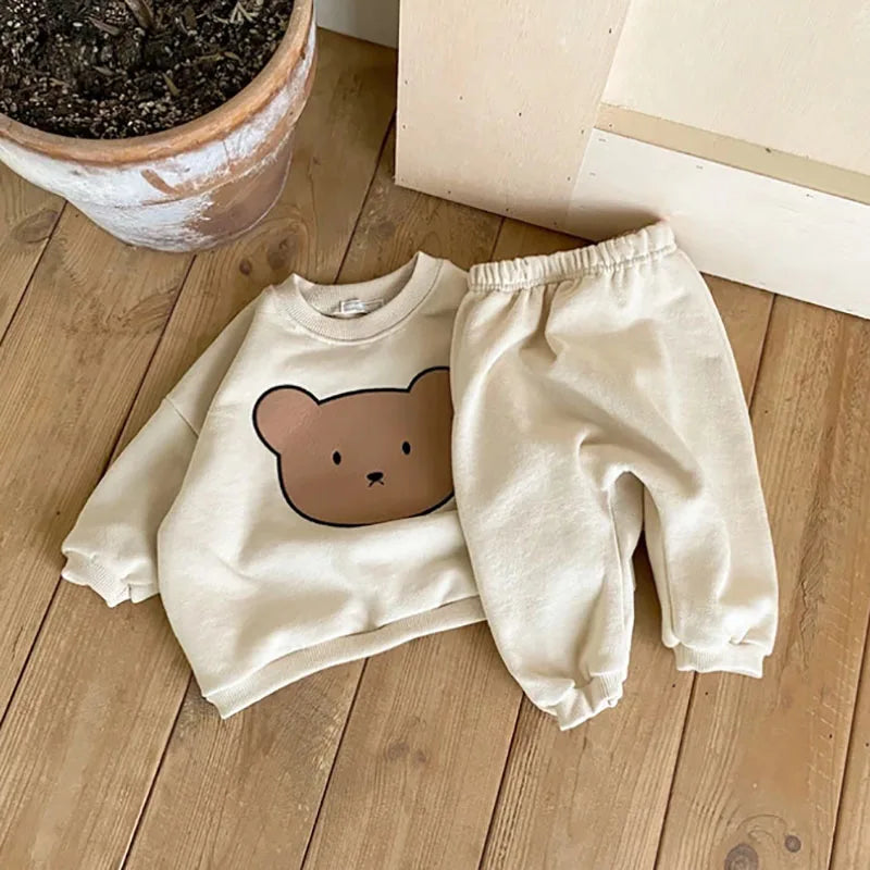 Baby Teddy Bear  Sweater Set 