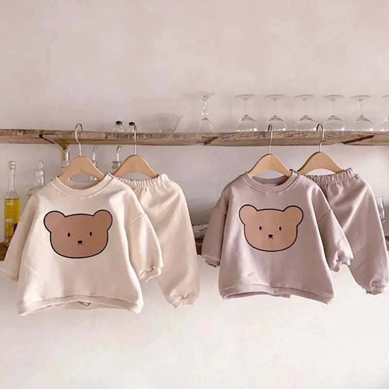 Baby Teddy Bear  Sweater Set 