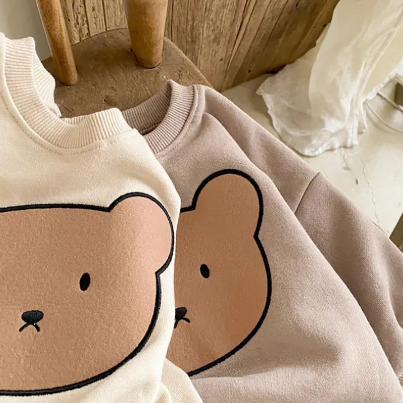 Baby Teddy Bear  Sweater Set 