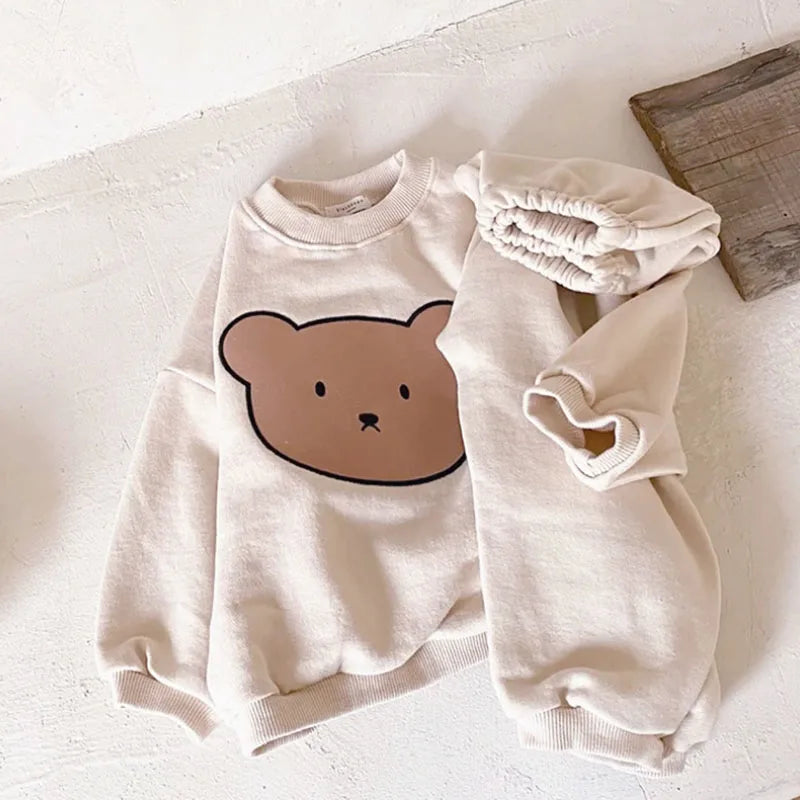 Baby Teddy Bear  Sweater Set 