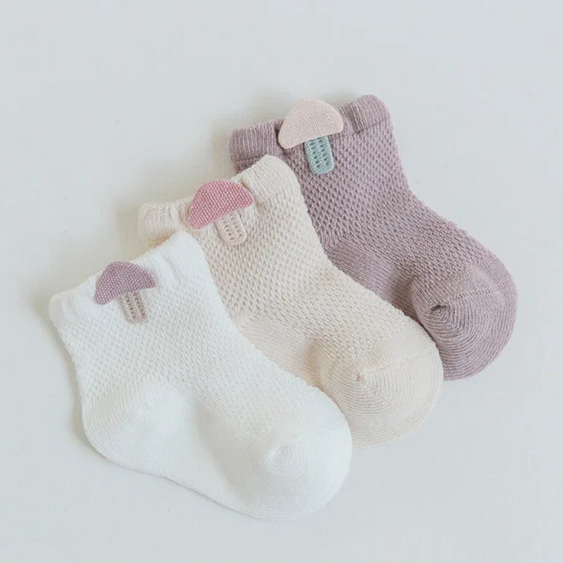 New 3Pairs/Lot Infant Baby Socks Winter Autumn Baby Socks for Girls Cotton Newborn Baby Boy Socks Toddler Baby Boys Accessories